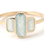 Cityscape Triple Aquamarine Ring BFCM Stock Ring R1299-ecom
