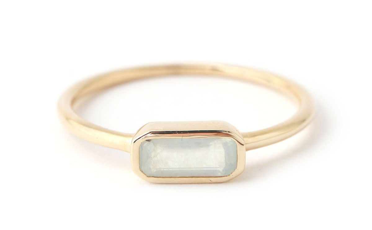 Cityscape Single Aquamarine Ring BFCM Stock Ring R1302-ecom