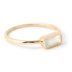 Cityscape Single Aquamarine Ring BFCM Stock Ring R1302AQ-2