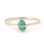 Small Micropave Bezel Wrapped Turquoise Ring BFCM Stock Ring R1314TQ_4e4df03f-42c2-4875-9c49-37b1ca2197a5