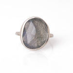Extra large freeform Labradorite cocktail ring Sterling silver BFCM Stock Ring R1324LAB_copy