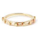 Farrah Topaz Baguette Ring by Ladha Stock Ring R18GT-4