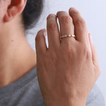Farrah Topaz Baguette Ring by Ladha Stock Ring R18GTs6-6