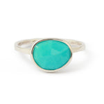Freeform East-West Turquoise Ring Sterling Silver BFCM Stock Ring R959-2