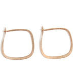 3/4 Inch Square Hoop Earrings Earrings SMSQHG