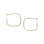 3/4 Inch Square Hoop Earrings Earrings SMSQHS-1