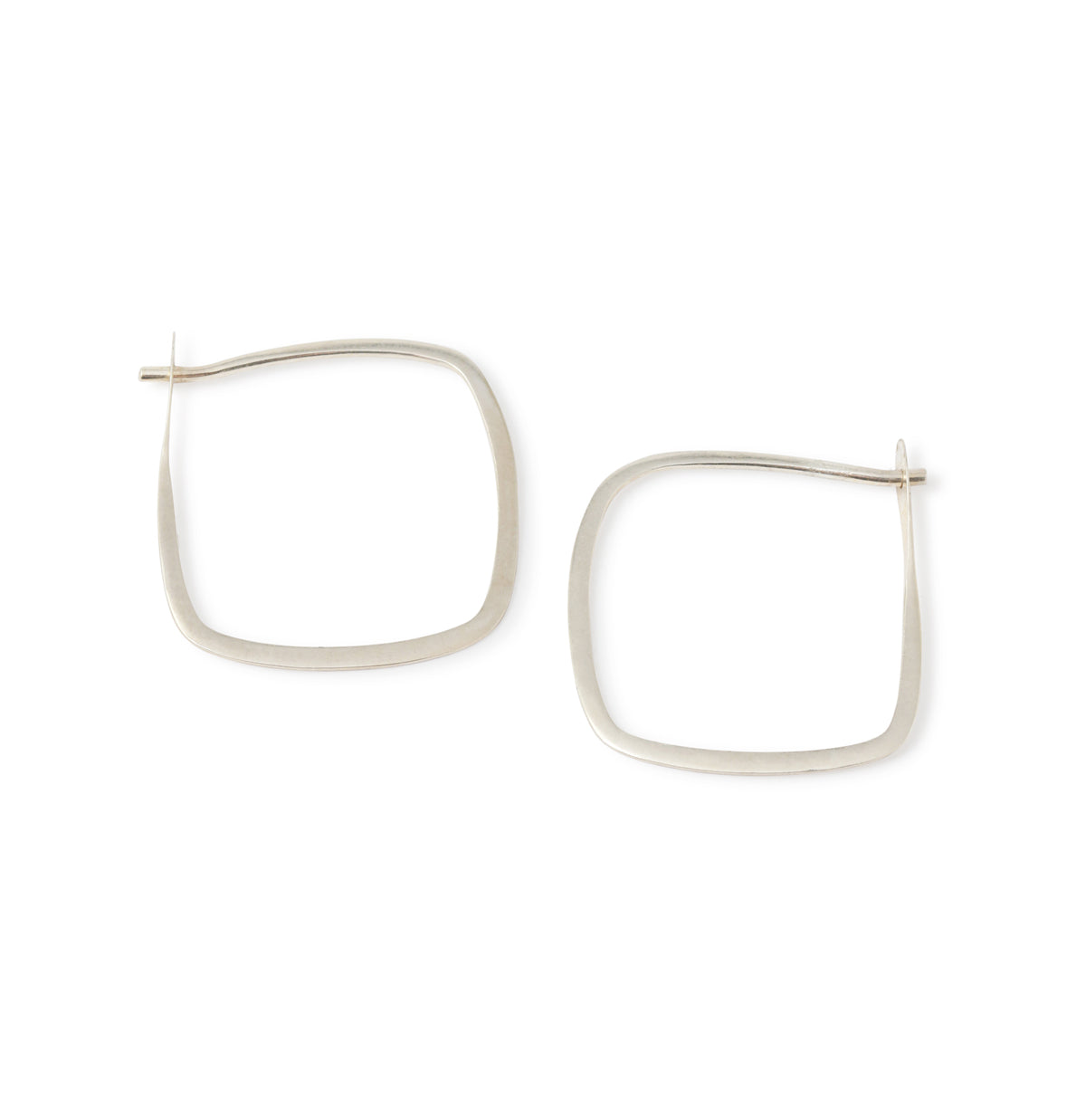 3/4 Inch Square Hoop Earrings Earrings SMSQHS-1
