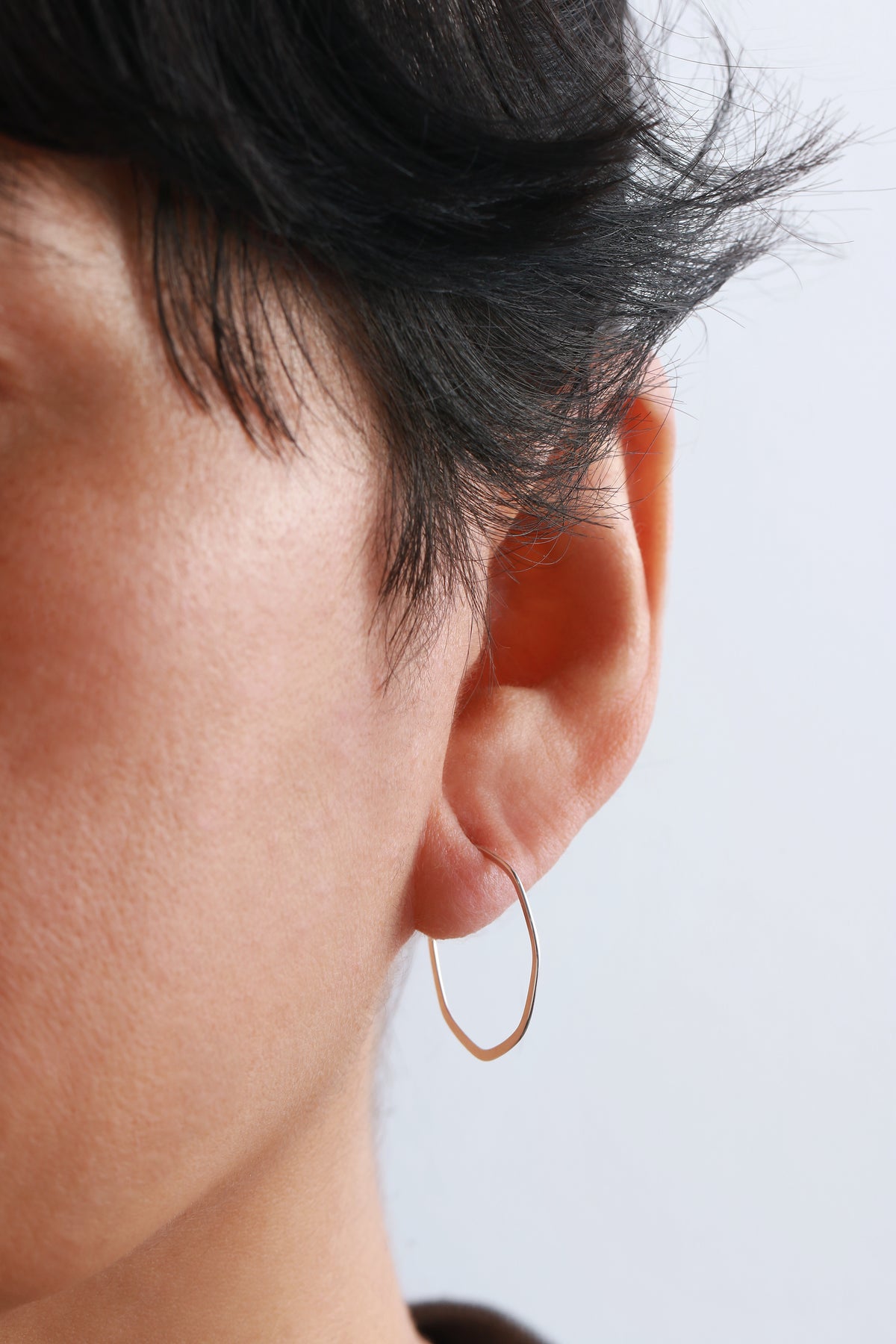 1 Inch Octagon Hoop Earrings Earrings SOCTHS-5