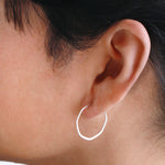 1 Inch Octagon Hoop Earrings Earrings SOCTHS