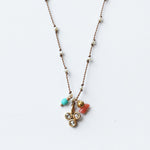 Past Present Future Necklace by See Real Flowers NECKLACE SRFPPFN-DIAM-1