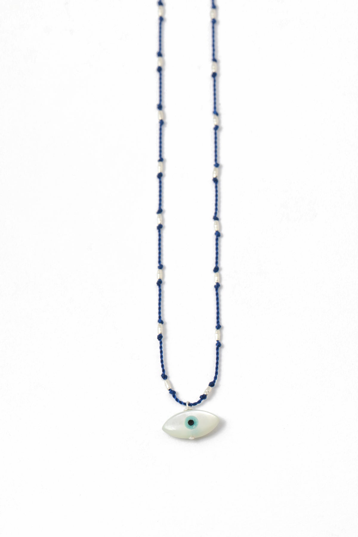 Evil Eye Necklace by See Real Flowers Indigo NECKLACE SRF_EYENECK-I