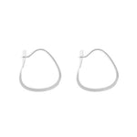7/8 Inch Triangle Hoop Earrings Silver Earrings STH_e39b92ca-f3e1-40ae-aa90-5db6155bfb95