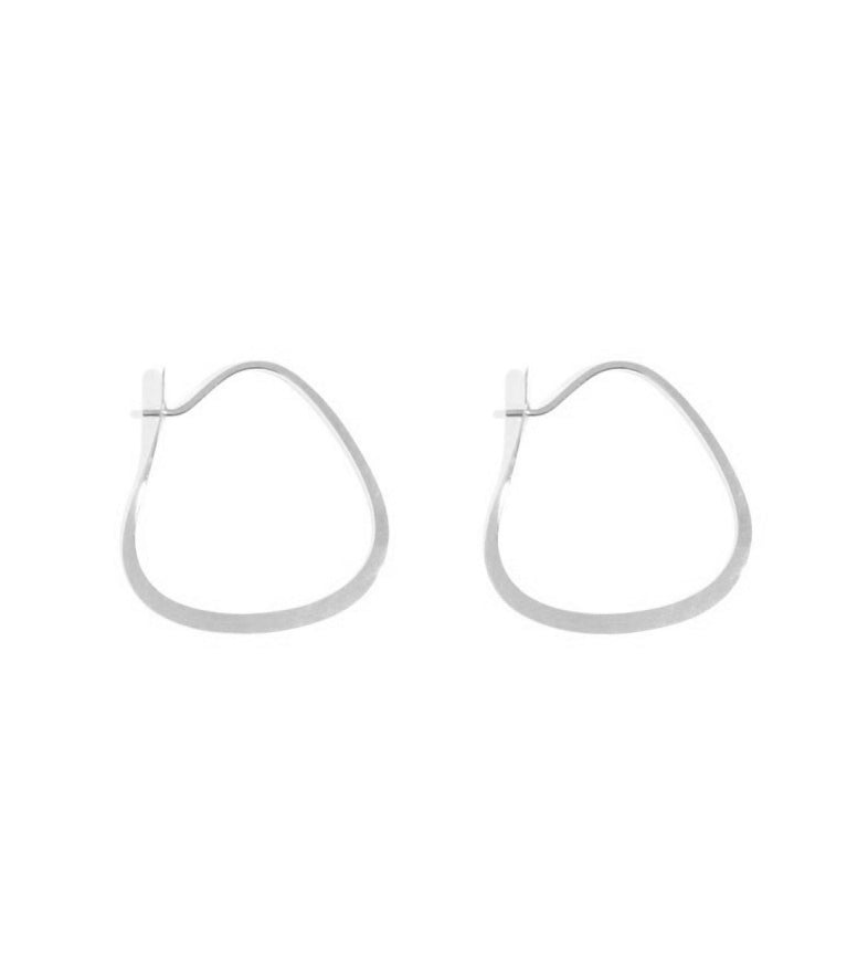 7/8 Inch Triangle Hoop Earrings Silver Earrings STH_e39b92ca-f3e1-40ae-aa90-5db6155bfb95