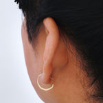 1/2 Inch Octagon Hoop Earrings Earrings XSOCTHG-3