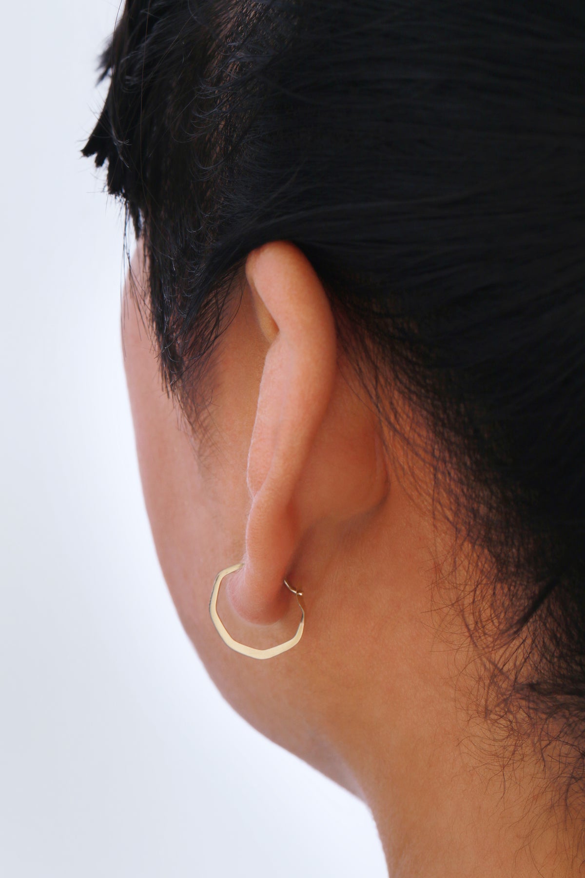 1/2 Inch Octagon Hoop Earrings Earrings XSOCTHG-3