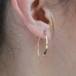 1.5 Inch Wishbone Hoop Earrings Earrings e1774-onmod