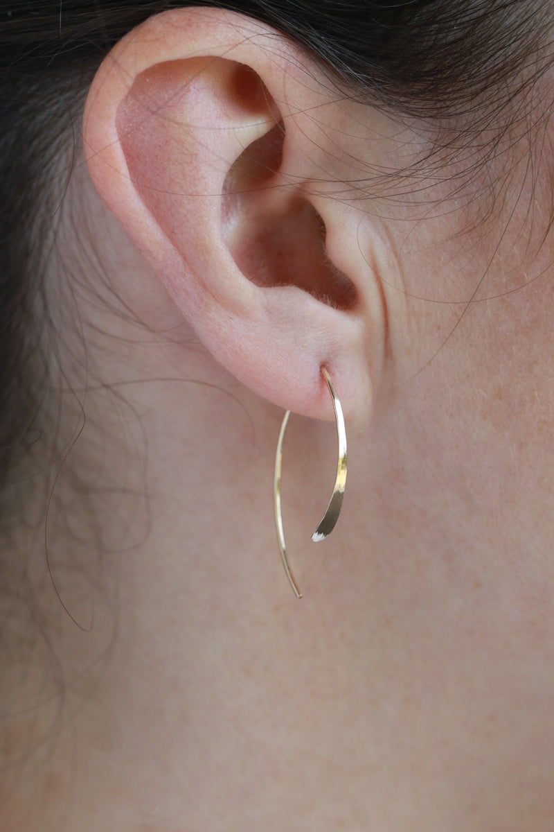 1.5 Inch Wishbone Hoop Earrings Earrings e1774-onmod