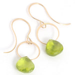 Peridot Single Drop Earrings EARRINGS e2255gpd