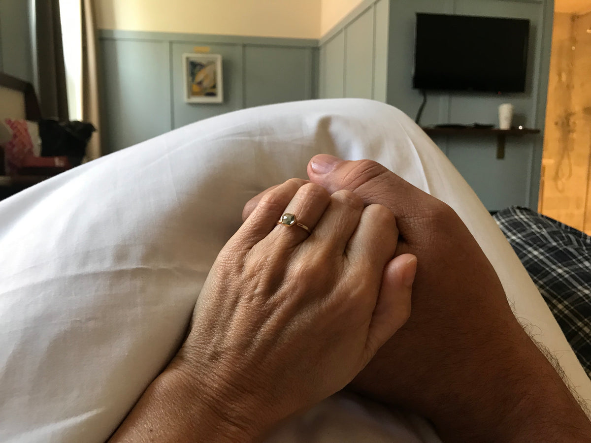 Dallas and Lori sapphire ring