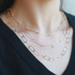 Paperclip Chain Necklace Necklaces n2111-onmod-mix
