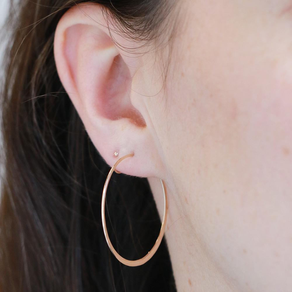 1.25 Inch Round Hoop Earrings Earrings 756A2736copy