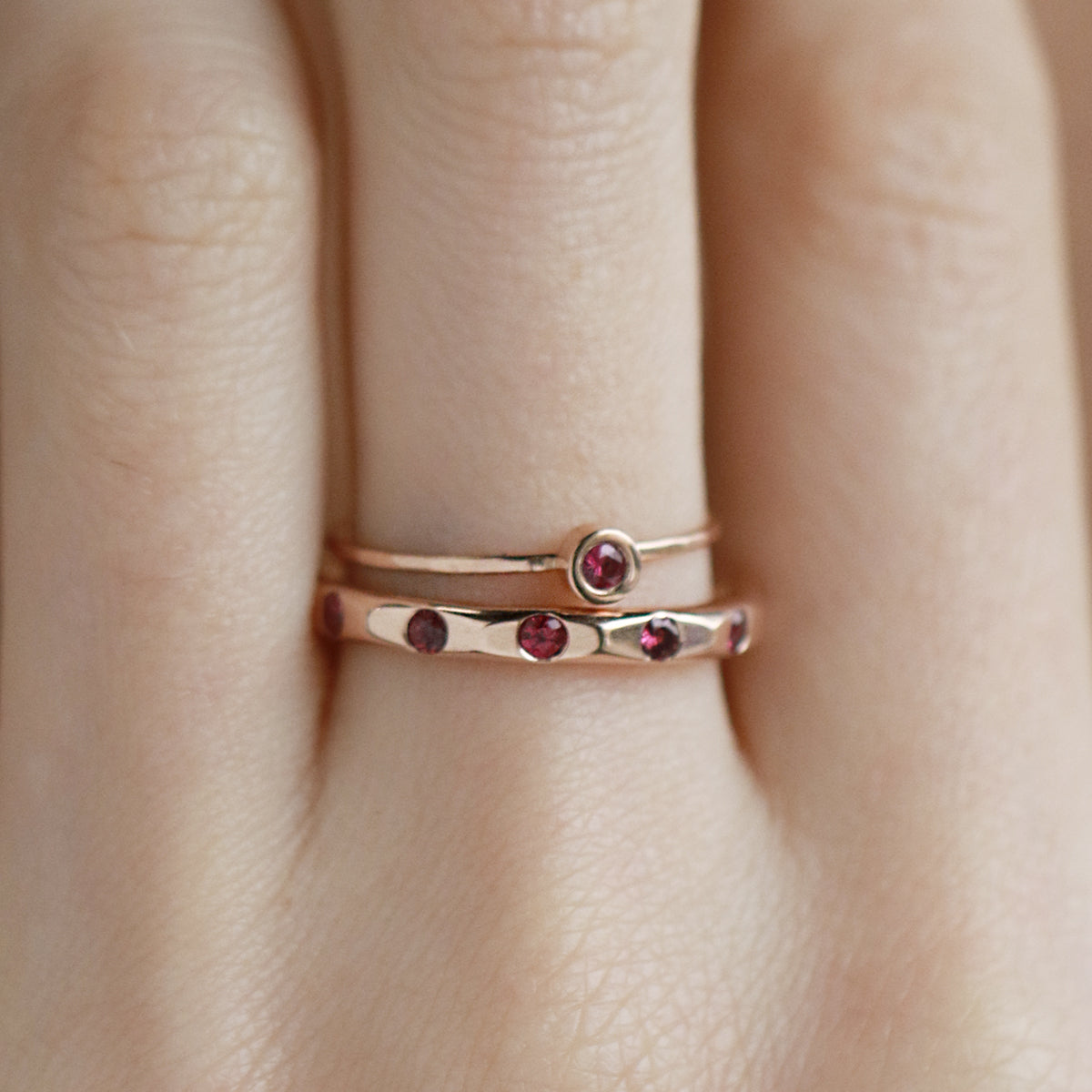 2mm Ruby Band - 14k Rose Gold Stock Ring 756A5430_87eb038a-2702-418e-959a-f41479e4d430