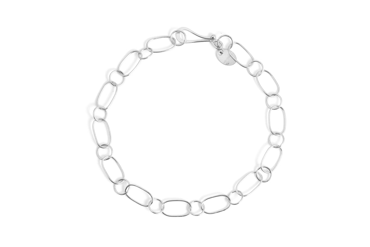 Oval and Round Link Chain Bracelet Bracelets B914_c9b8d55e-34ec-4315-9c5d-39f2aa597cd7