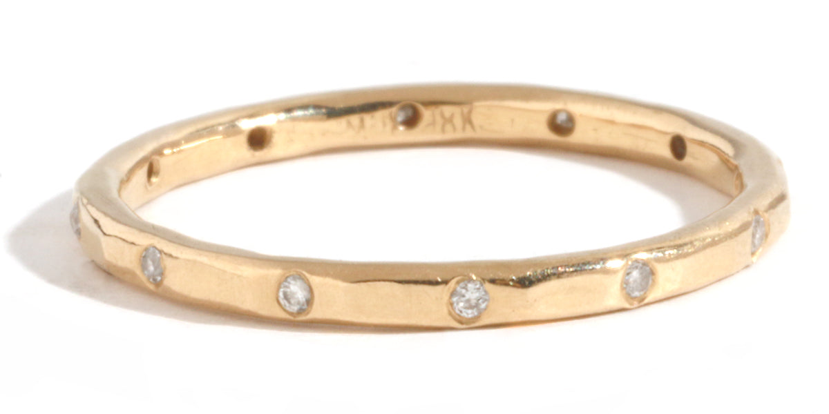 12 White Diamond Band - 18k Yellow Gold Stock Ring LR373G-18_7ccfc8f9-bcef-4d60-a8ce-80a7f3931826