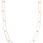 Paperclip Chain Necklace gold Necklaces N2111