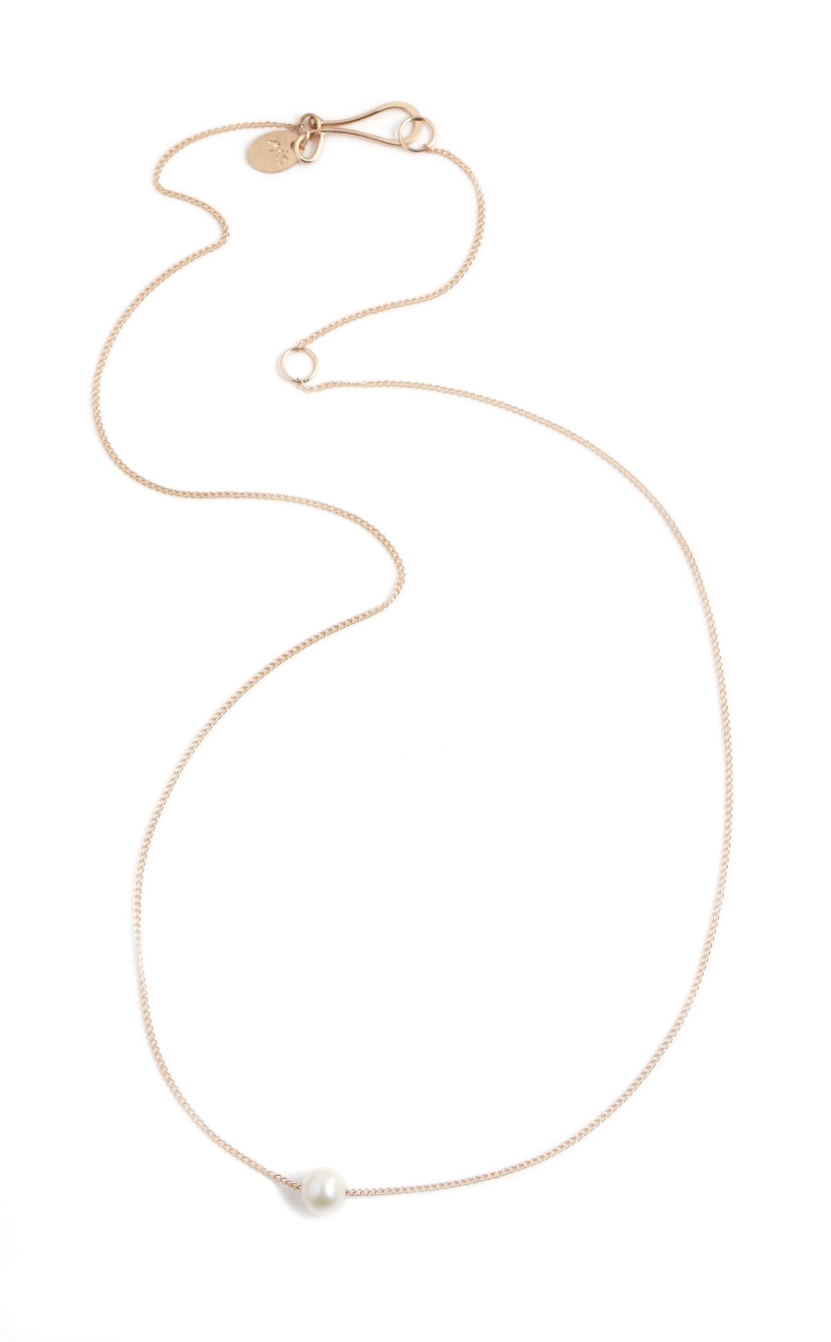 Single Pearl Drop Necklace Necklaces N2135-2