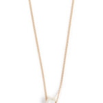 Single Pearl Drop Necklace Gold Necklaces N2135