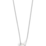 Single Pearl Drop Necklace Silver Necklaces N2135s